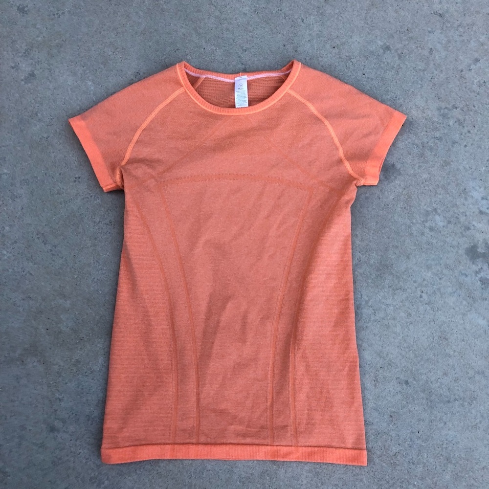 IVIVVA By Lululemon Fly Tech Short Sleeve Orange